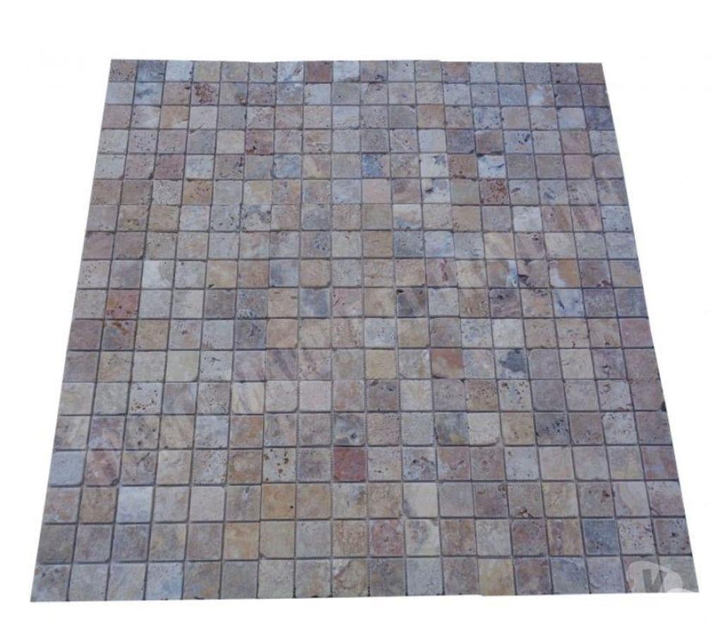 Décoration - art Var Forcalqueiret - 83136 - Photos Vivastreet Travertin Scabos Mosaïque 4,8x4,8cm