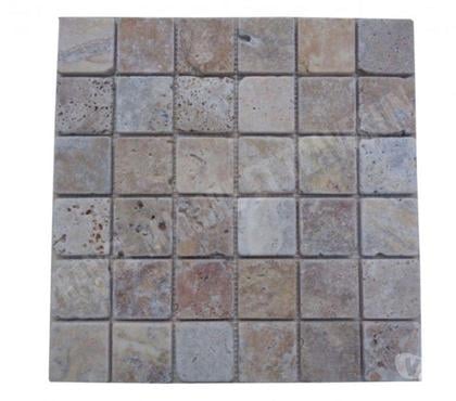 Décoration-Art-Antiquité Forcalqueiret Var - Photos Vivastreet Travertin Scabos Mosaïque 4,8x4,8cm