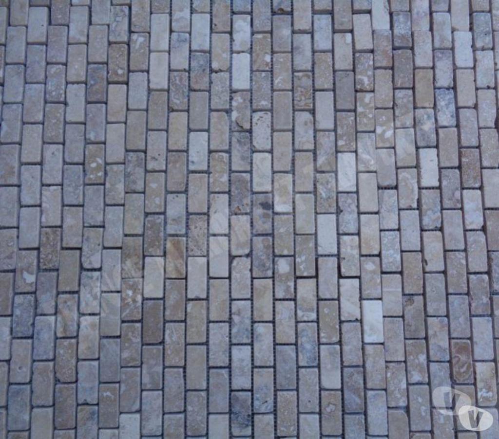Décoration - art Var Forcalqueiret - 83136 - Photos Vivastreet Travertin Philadelphia Mosaïque 2,3x4,8cm