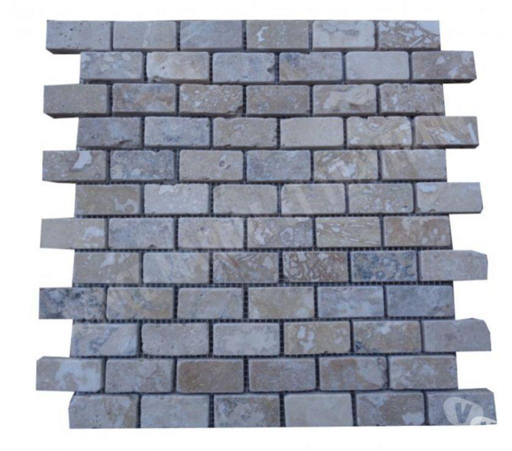 Décoration - art Var Forcalqueiret - 83136 - Photos Vivastreet Travertin Philadelphia Mosaïque 2,3x4,8cm