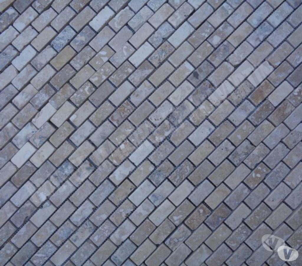 Décoration - art Var Forcalqueiret - 83136 - Photos Vivastreet Travertin Philadelphia Mosaïque 2,3x4,8cm