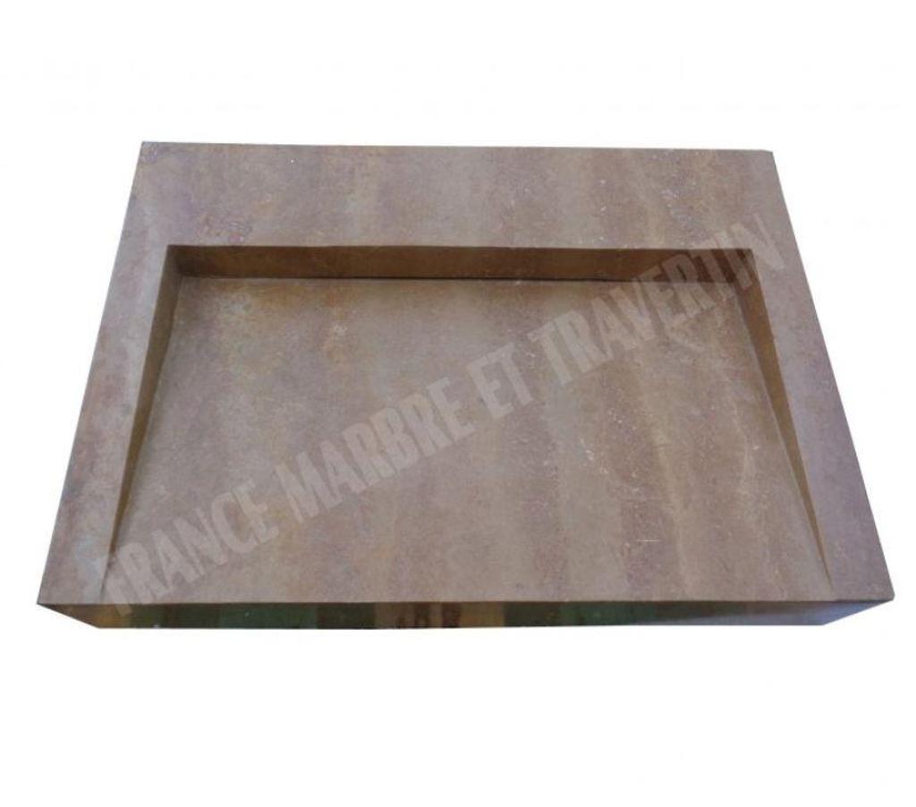 Décoration - art Var Forcalqueiret - 83136 - Photos Vivastreet Travertin Noce Marron Évier Design 50x70 cm