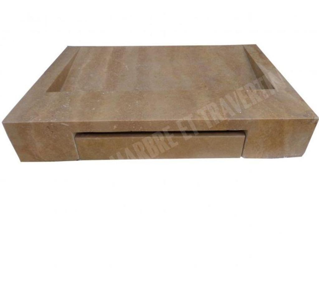 Décoration - art Var Forcalqueiret - 83136 - Photos Vivastreet Travertin Noce Marron Évier Design 50x70 cm