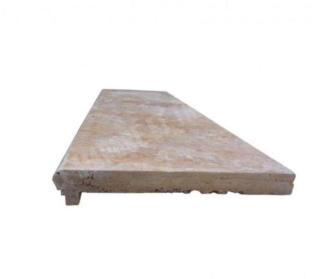 Décoration - art Var Forcalqueiret - 83136 - Photos Vivastreet Travertin Jaune Or Nez de Marche Ogee 100x30 cm