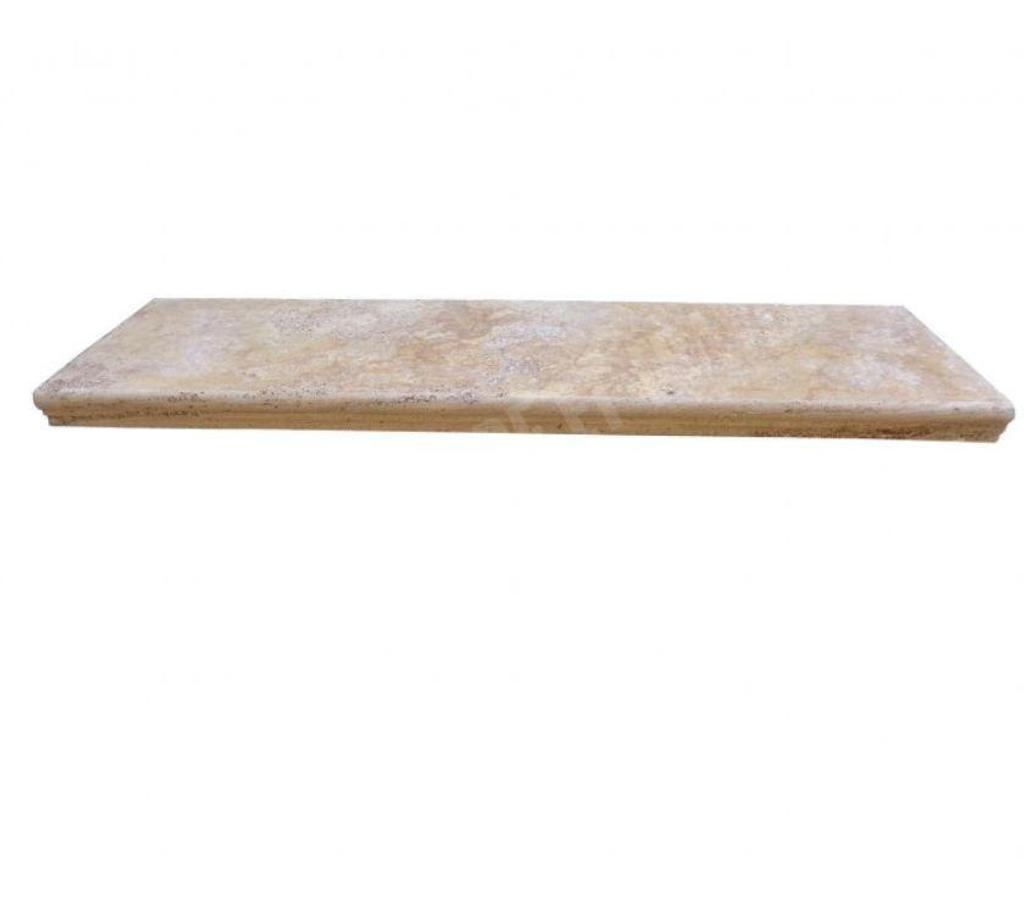 Décoration - art Var Forcalqueiret - 83136 - Photos Vivastreet Travertin Jaune Or Nez de Marche Ogee 100x30 cm