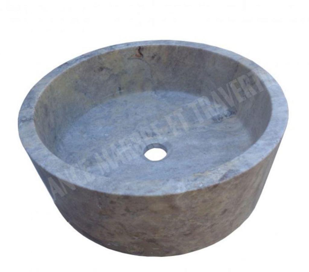 Décoration - art Var Forcalqueiret - 83136 - Photos Vivastreet Travertin Gris Silver Vasque Cylindre