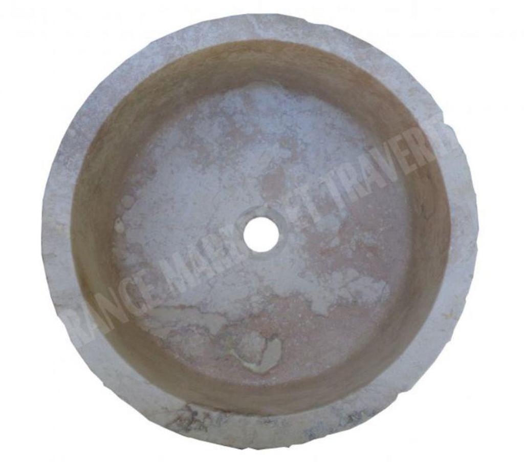 Décoration - art Var Forcalqueiret - 83136 - Photos Vivastreet Travertin Classique Vasque Cylindre Eclaté