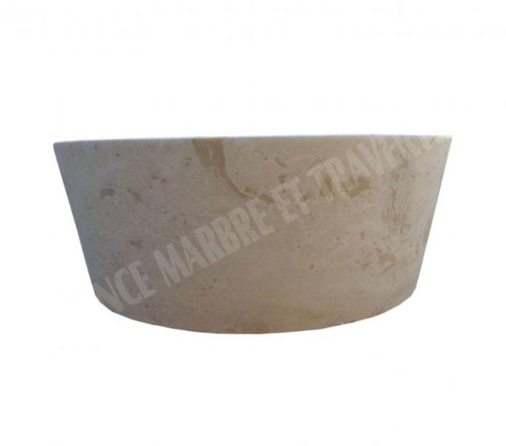 Décoration - art Var Forcalqueiret - 83136 - Photos Vivastreet Travertin Classique Beige Vasque Mi-Conique