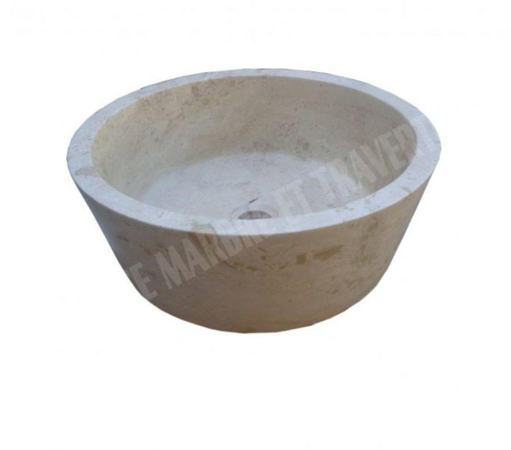 Décoration - art Var Forcalqueiret - 83136 - Photos Vivastreet Travertin Classique Beige Vasque Mi-Conique