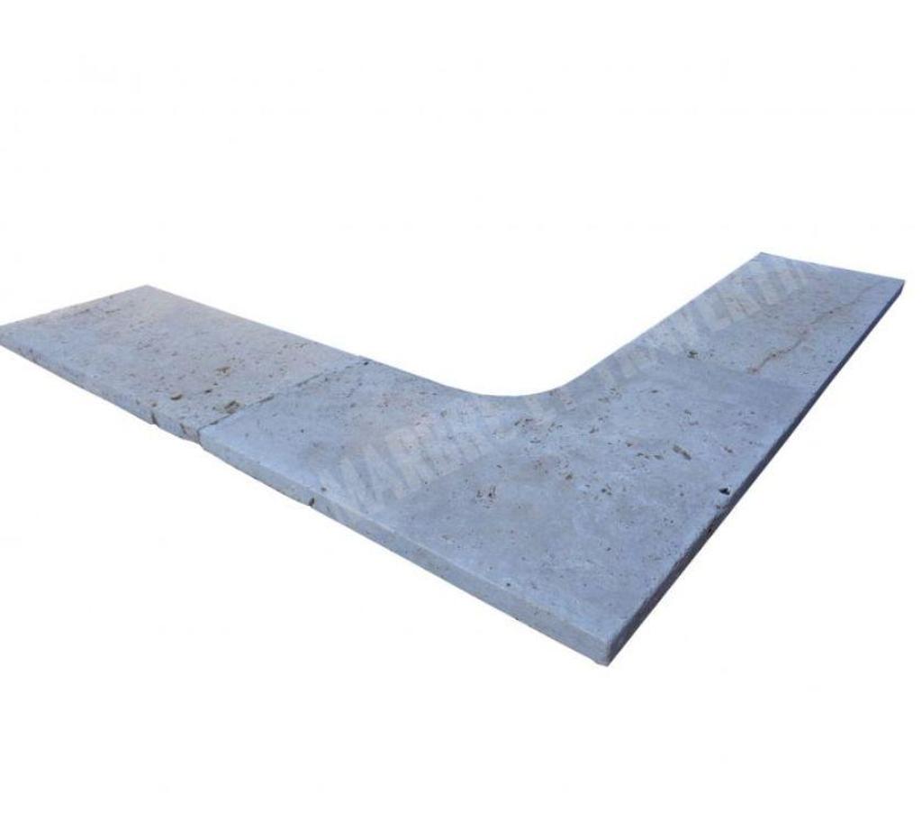 Décoration - art Var Forcalqueiret - 83136 - Photos Vivastreet Travertin Classique Beige Margelle Angle Rentrant