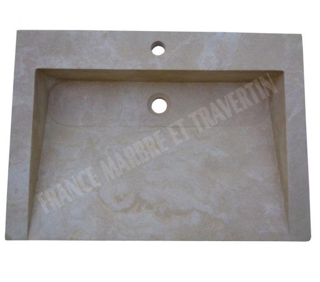 Décoration - art Var Forcalqueiret - 83136 - Photos Vivastreet Travertin Noce Marron Évier 70x40 cm