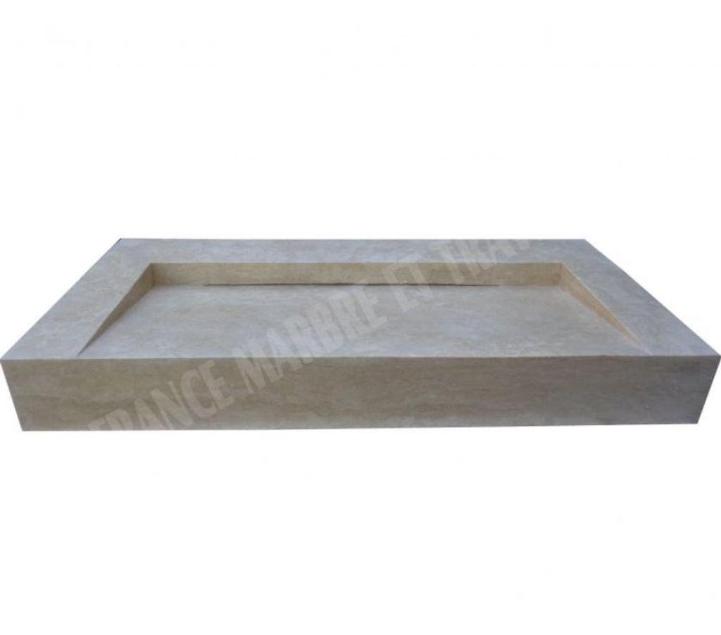 Décoration - art Var Forcalqueiret - 83136 - Photos Vivastreet Travertin Classique Beige Évier Design 100x50 cm