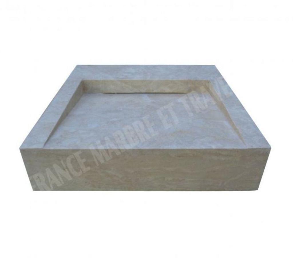 Décoration - art Var Forcalqueiret - 83136 - Photos Vivastreet Travertin Classique Beige Évier Design 50x50 cm