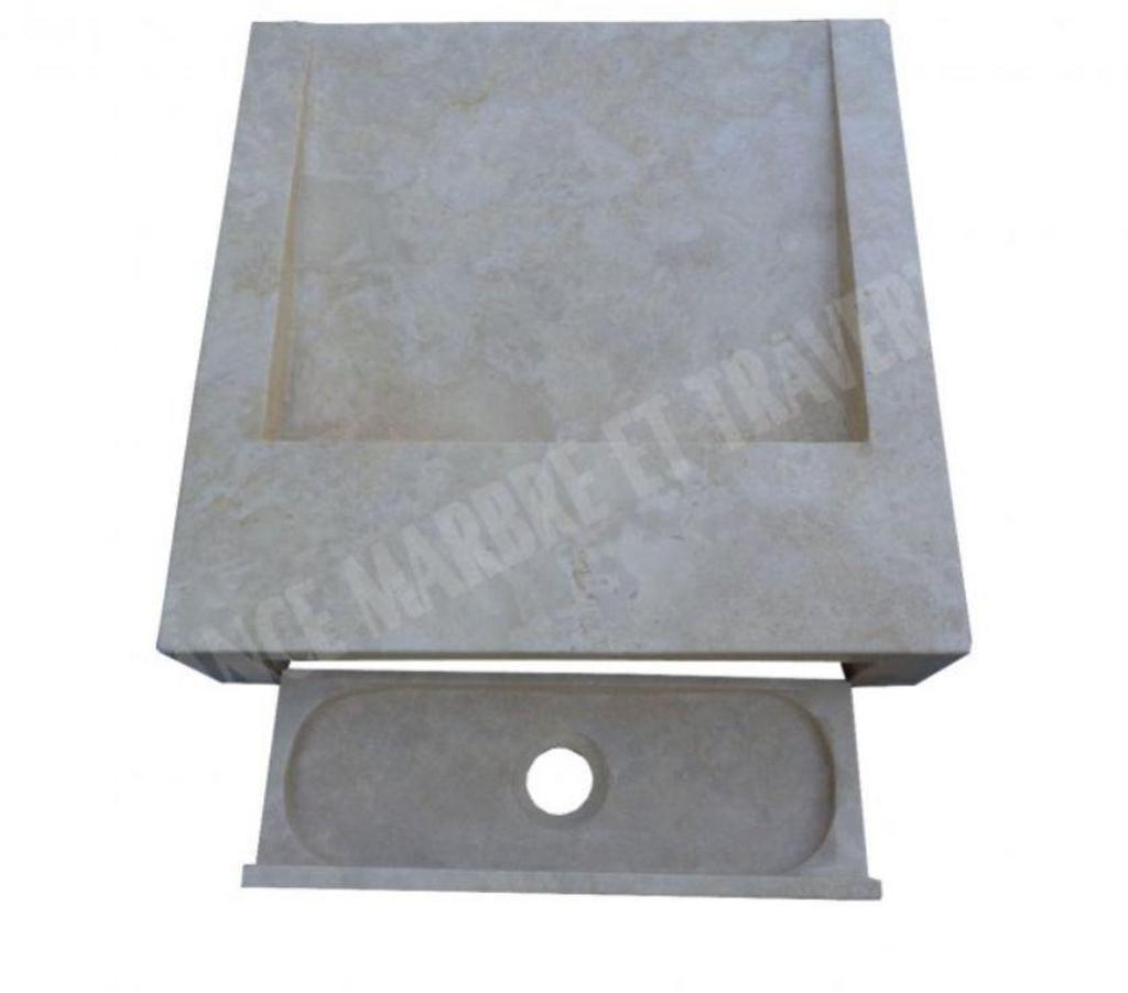 Décoration - art Var Forcalqueiret - 83136 - Photos Vivastreet Travertin Classique Beige Évier Design 50x50 cm