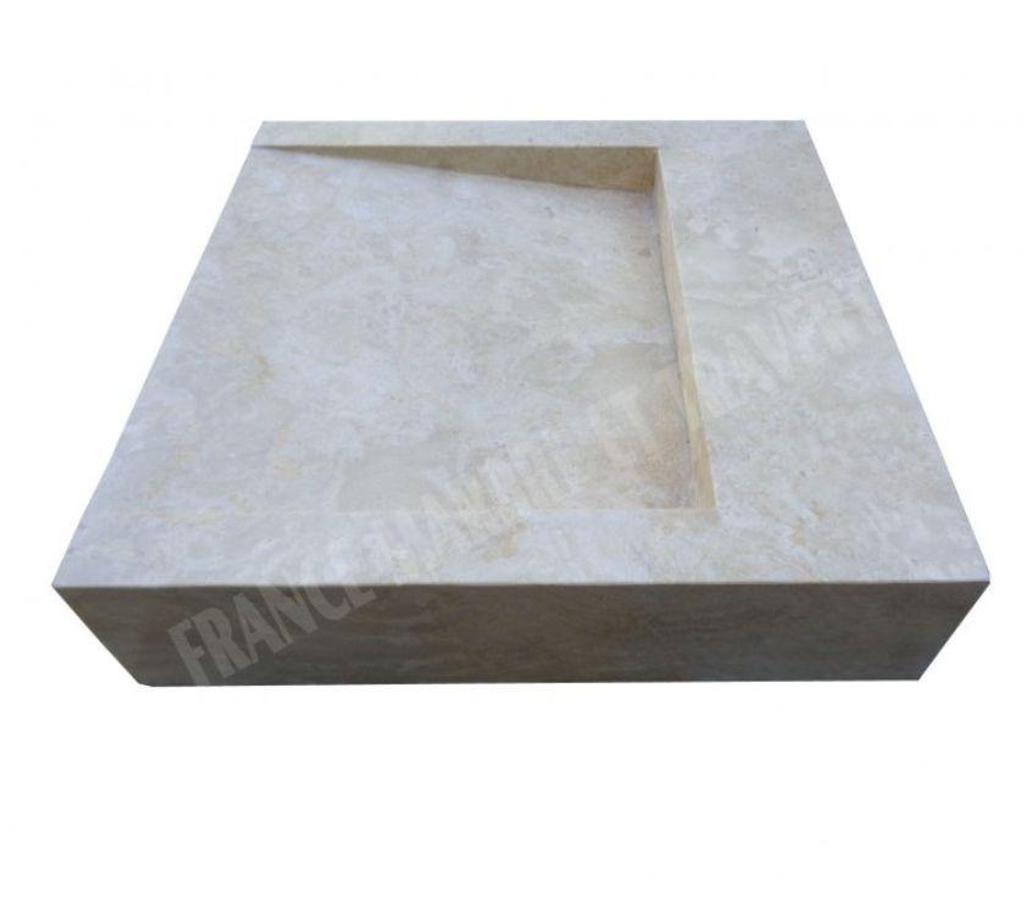 Décoration - art Var Forcalqueiret - 83136 - Photos Vivastreet Travertin Classique Beige Évier Design 50x50 cm
