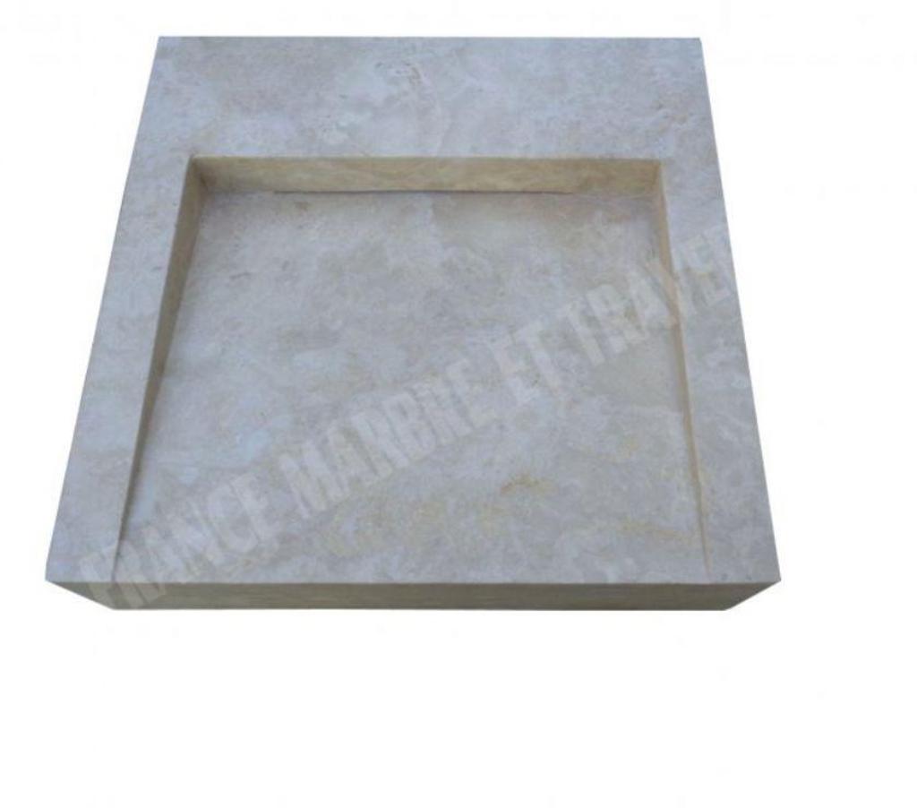 Décoration - art Var Forcalqueiret - 83136 - Photos Vivastreet Travertin Classique Beige Évier Design 50x50 cm