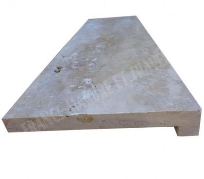 Bricolage - Jardin - Outillage Forcalqueiret Var - Photos Vivastreet Travertin Classique Nez de Marche Droit 100x30 cm