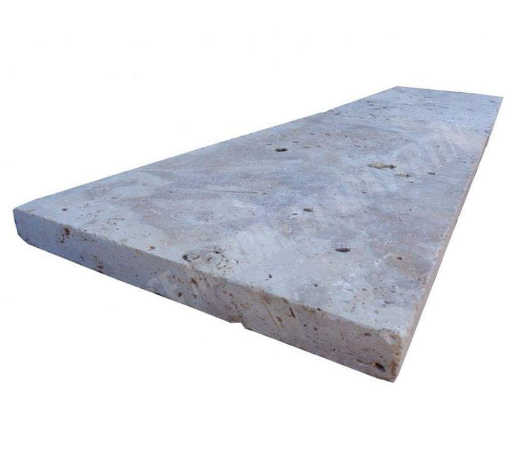  Var Forcalqueiret - 83136 - Photos Vivastreet Travertin Classique Beige Margelle de Piscine Bord Droit 