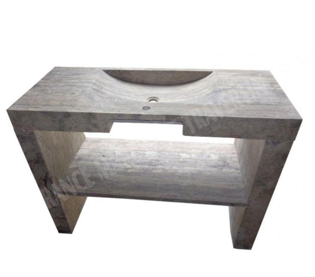  Var Forcalqueiret - 83136 - Photos Vivastreet Travertin Gris Silver Evier Mobilier 1 Bac 