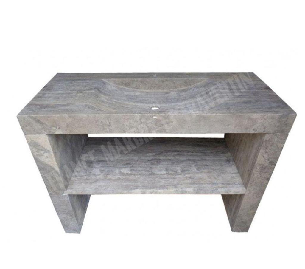  Var Forcalqueiret - 83136 - Photos Vivastreet Travertin Gris Silver Evier Mobilier 1 Bac 