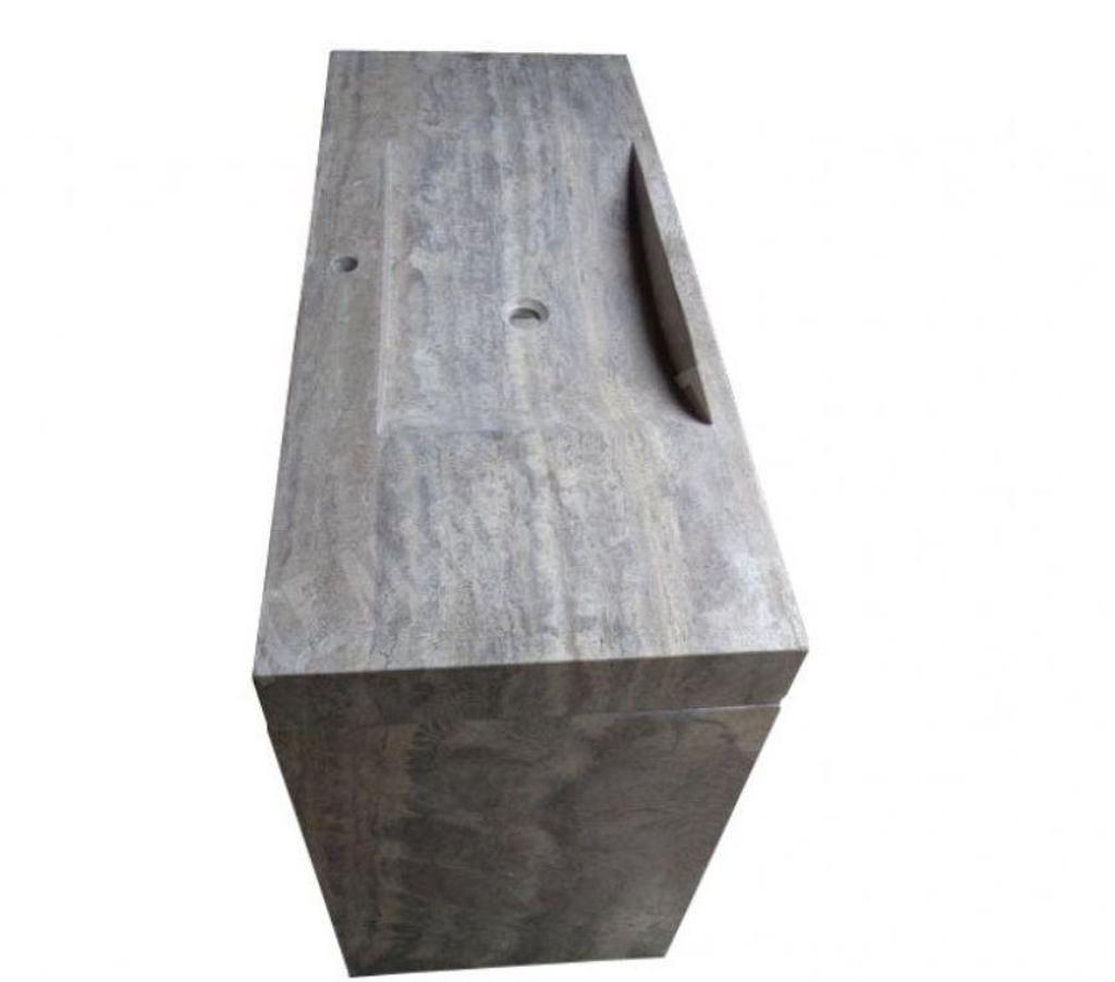  Var Forcalqueiret - 83136 - Photos Vivastreet Travertin Gris Silver Evier Mobilier 1 Bac 