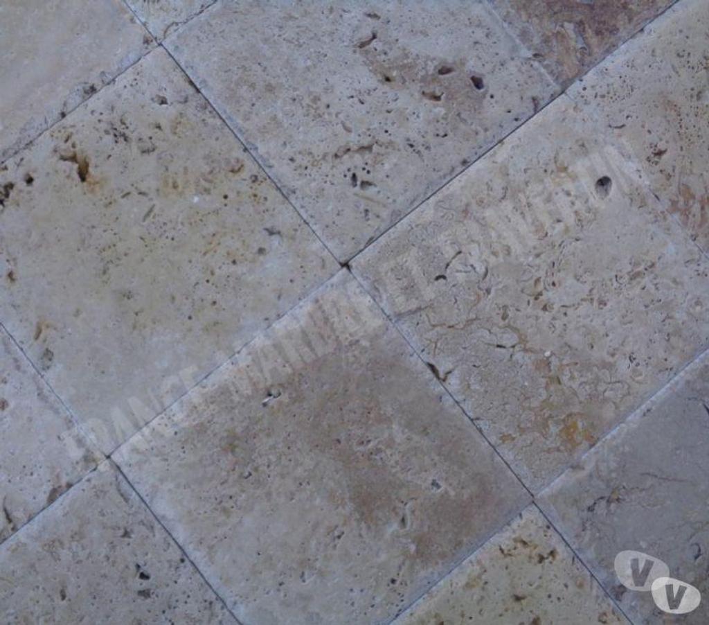  Var Forcalqueiret - 83136 - Photos Vivastreet Travertin Classique Beige 20x20 cm Brossé 2ème Choix