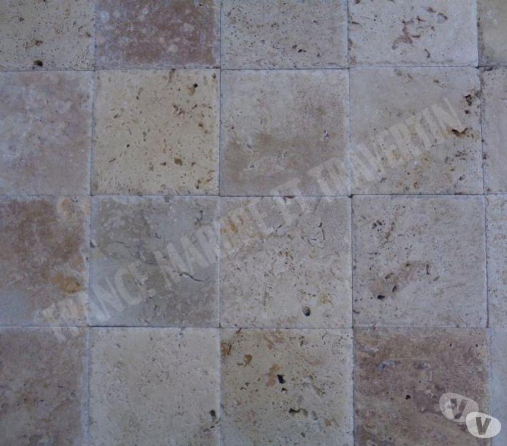  Var Forcalqueiret - 83136 - Photos Vivastreet Travertin Classique Beige 20x20 cm Brossé 2ème Choix