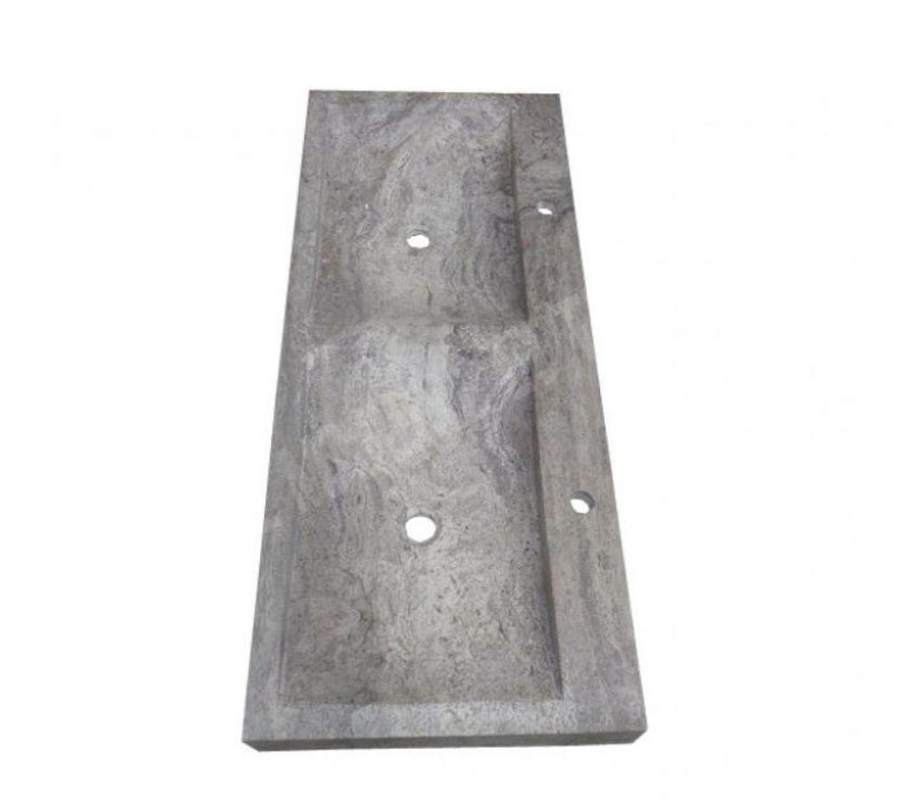 Décoration - art Var Forcalqueiret - 83136 - Photos Vivastreet Travertin Gris Silver Évier 2 Bac 120x50 cm