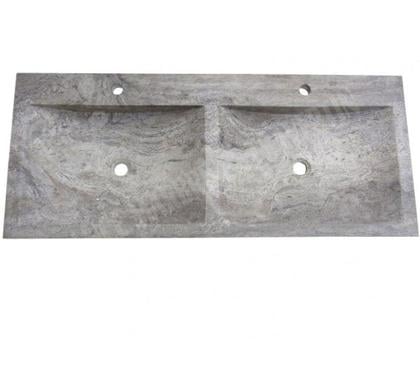 Décoration-Art-Antiquité Forcalqueiret Var - Photos Vivastreet Travertin Gris Silver Évier 2 Bac 120x50 cm