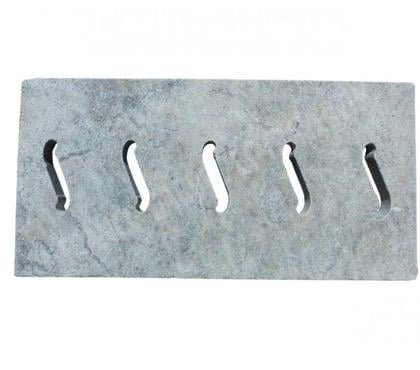 Décoration-Art-Antiquité Forcalqueiret Var - Photos Vivastreet Travertin Gris Silver Grille Serpent 25x61 cm REF 2259