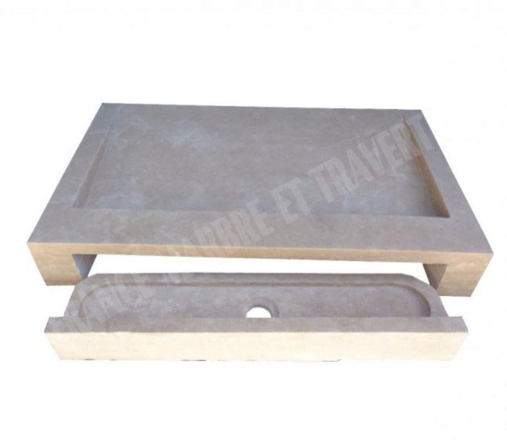 Décoration - art Var Forcalqueiret - 83136 - Photos Vivastreet Travertin Classique Beige Évier Design 90x50 cm