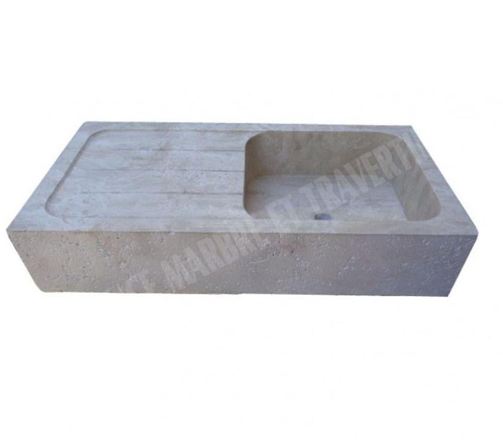  Var Forcalqueiret - 83136 - Photos Vivastreet Travertin Classique Beige Évier 1 Bac 90x46 cm