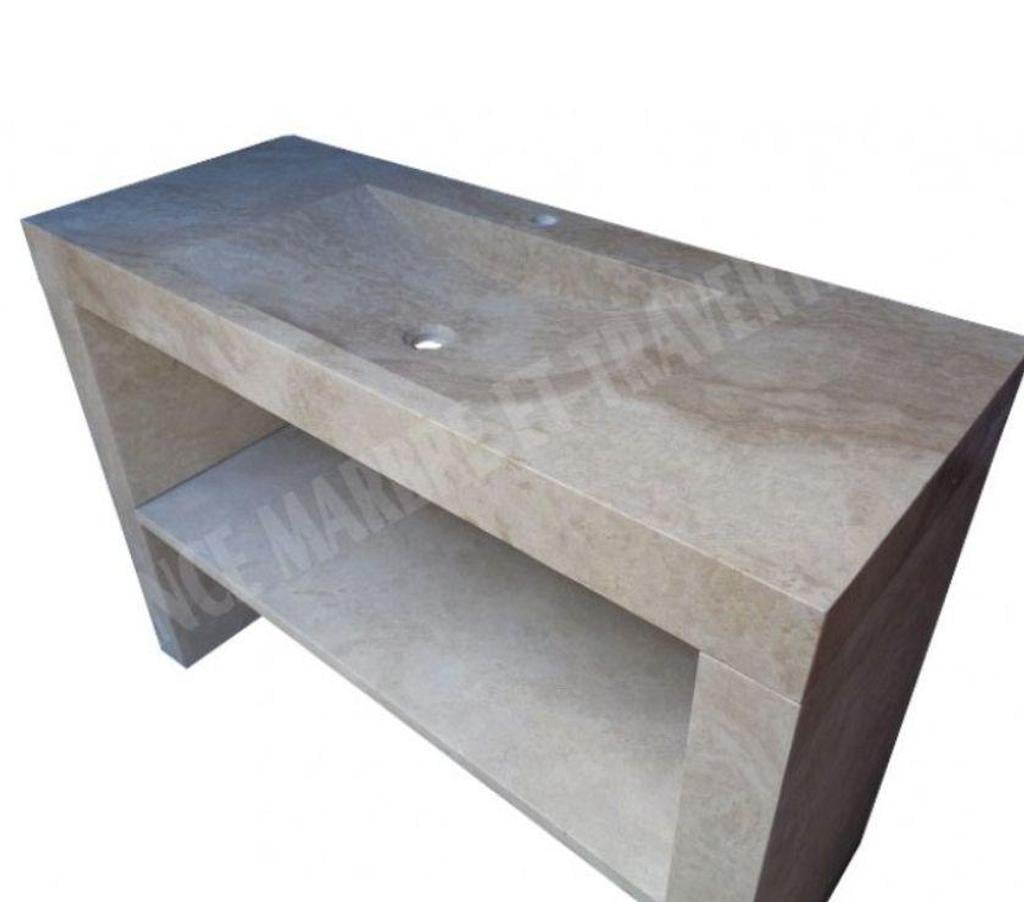  Var Forcalqueiret - 83136 - Photos Vivastreet Travertin Classique Beige Evier Mobilier 1 Bac 