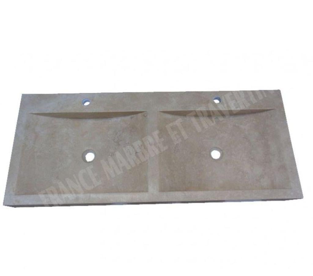  Var Forcalqueiret - 83136 - Photos Vivastreet Travertin Classique Beige Évier 2 Bac 120x50 cm