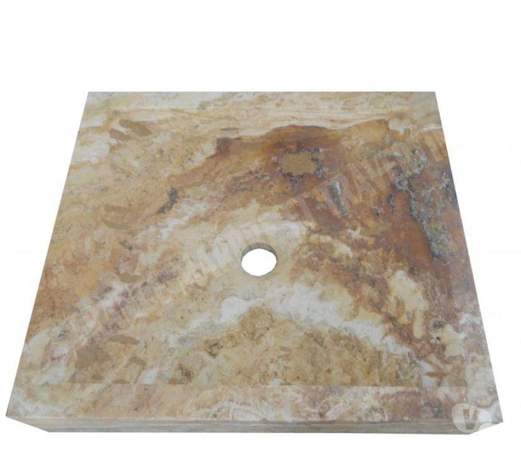  Var Forcalqueiret - 83136 - Photos Vivastreet Travertin Jaune Valencia Scabas Évier 50x50 cm