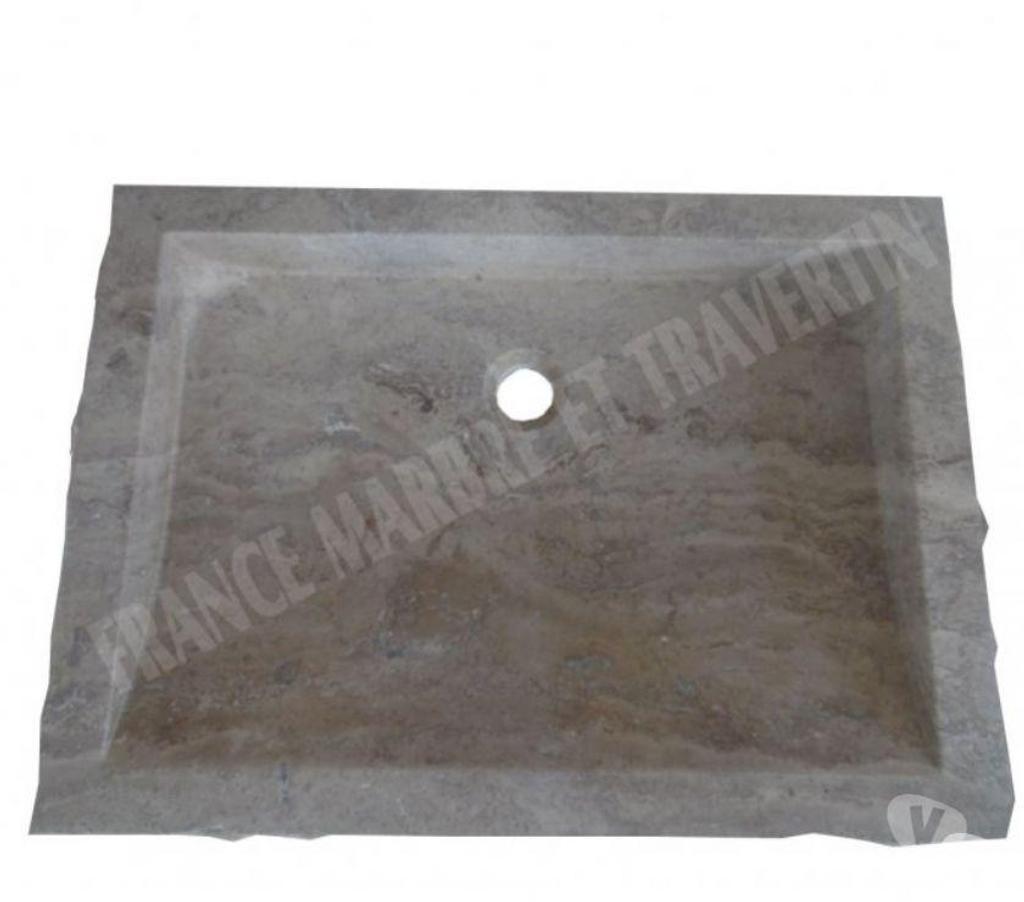 Décoration - art Var Forcalqueiret - 83136 - Photos Vivastreet Travertin Walnut Noisette Évier 50x70 cm