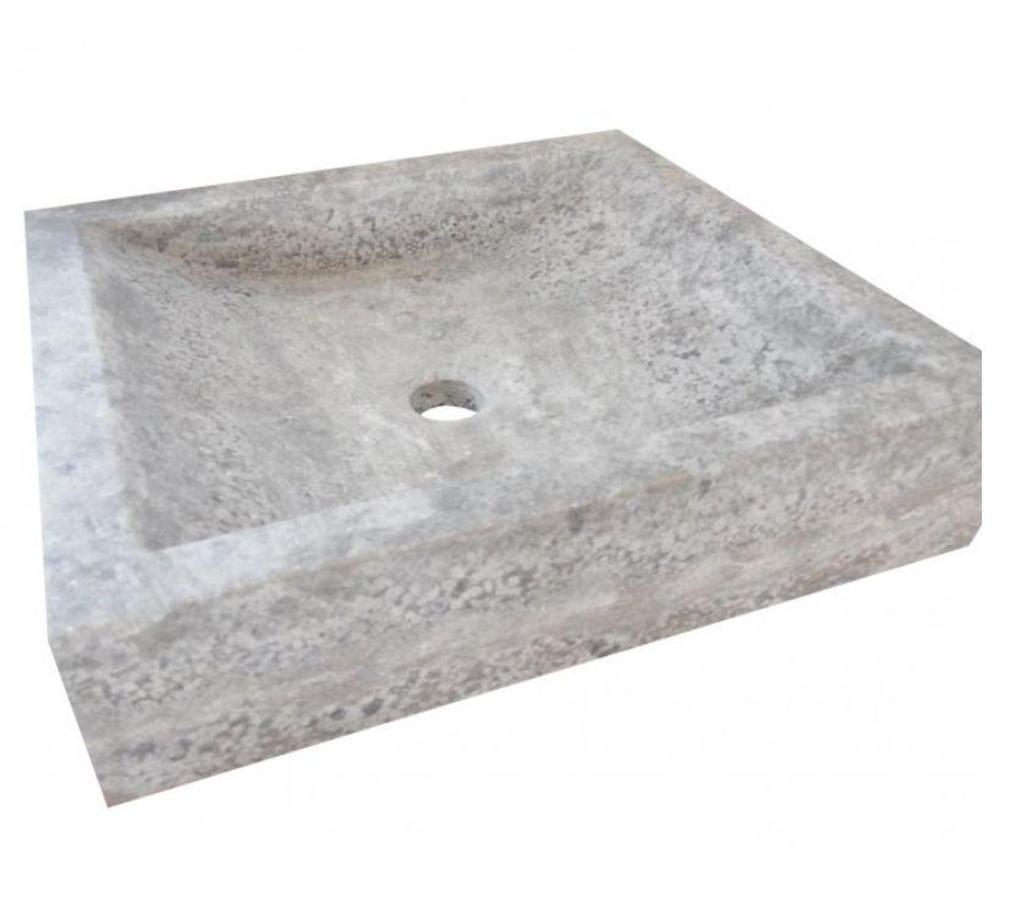 Décoration - art Var Forcalqueiret - 83136 - Photos Vivastreet Travertin Gris Silver Évier 50x50 cm