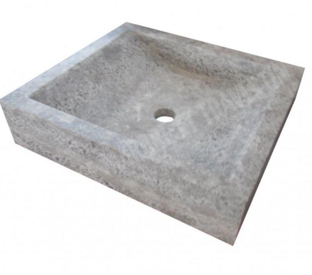 Décoration - art Var Forcalqueiret - 83136 - Photos Vivastreet Travertin Gris Silver Évier 50x50 cm