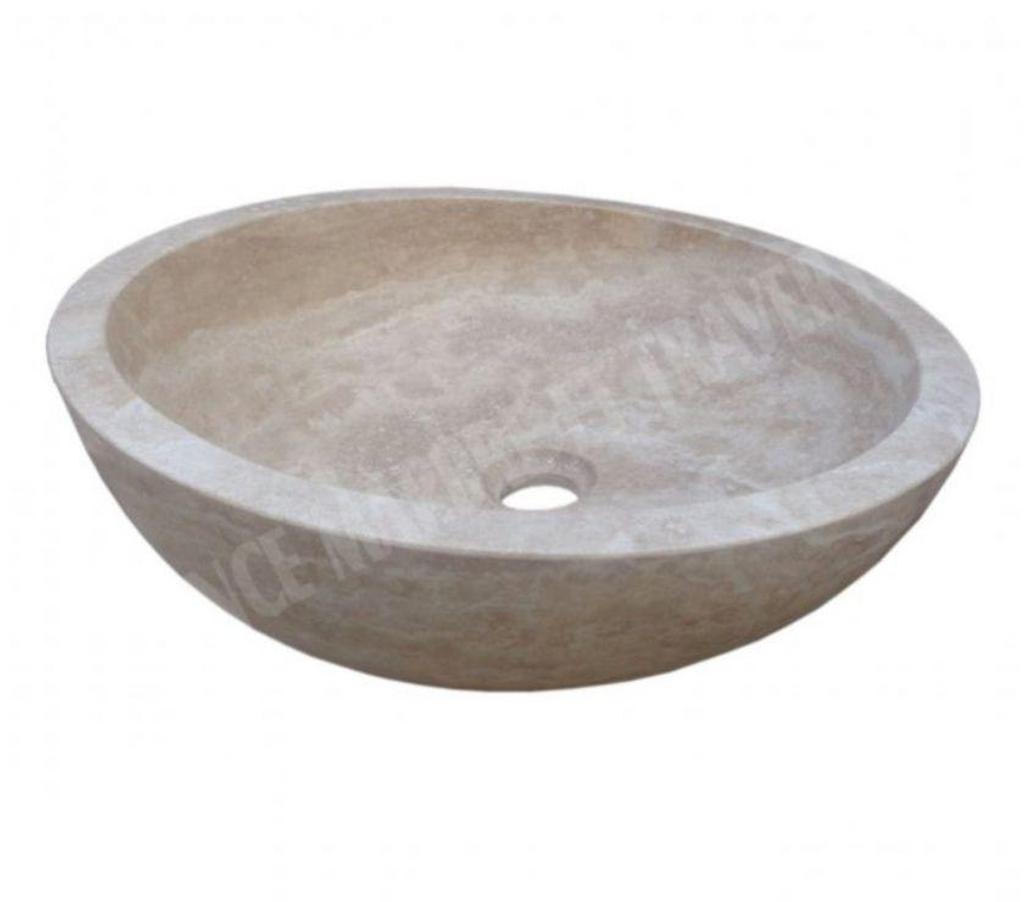 Décoration - art Var Forcalqueiret - 83136 - Photos Vivastreet Travertin Classique Beige Vasque Modèle Bol Coupé