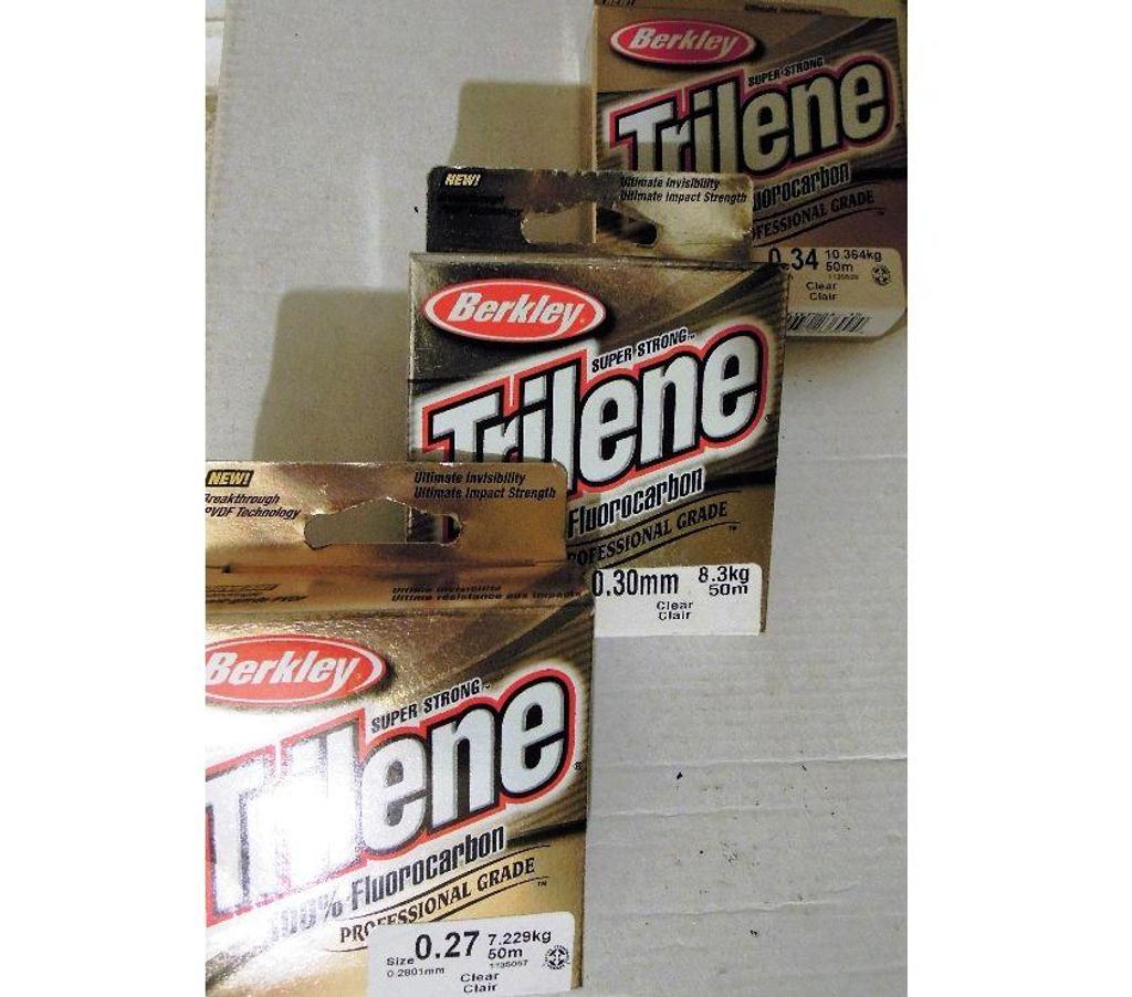 Matériel de sport Lot-et-Garonne Villeneuve sur Lot - 47300 - Photos Vivastreet 3 bobines 50m fluorocarbone BERKLEY Trilène NEUVES