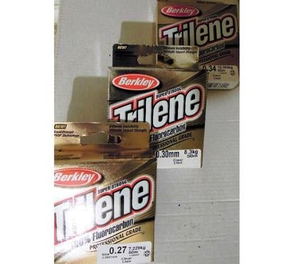 Photos Vivastreet 3 bobines 50m fluorocarbone BERKLEY Trilène NEUVES