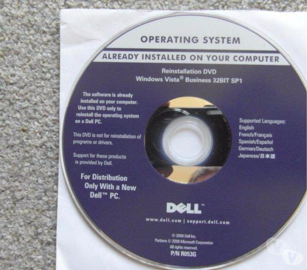 Informatique Hauts-de-Seine Puteaux - 92800 - Photos Vivastreet DVD DELL WINDOWS VISTA