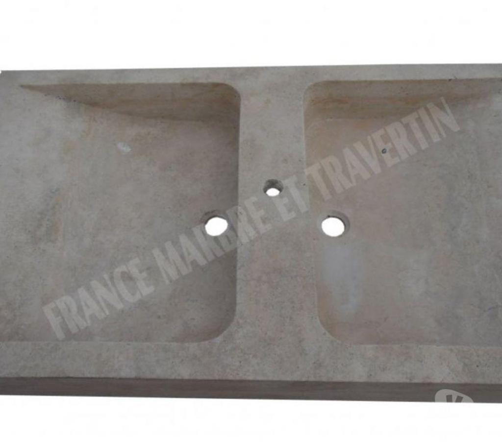 Décoration - art Var Forcalqueiret - 83136 - Photos Vivastreet Travertin Classique Beige Évier 120x60 cm