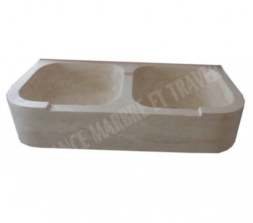  Var Forcalqueiret - 83136 - Photos Vivastreet Travertin Classique Évier 2 Bac 90x46 cm