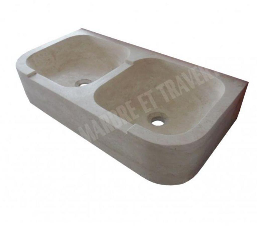  Var Forcalqueiret - 83136 - Photos Vivastreet Travertin Classique Évier 2 Bac 90x46 cm