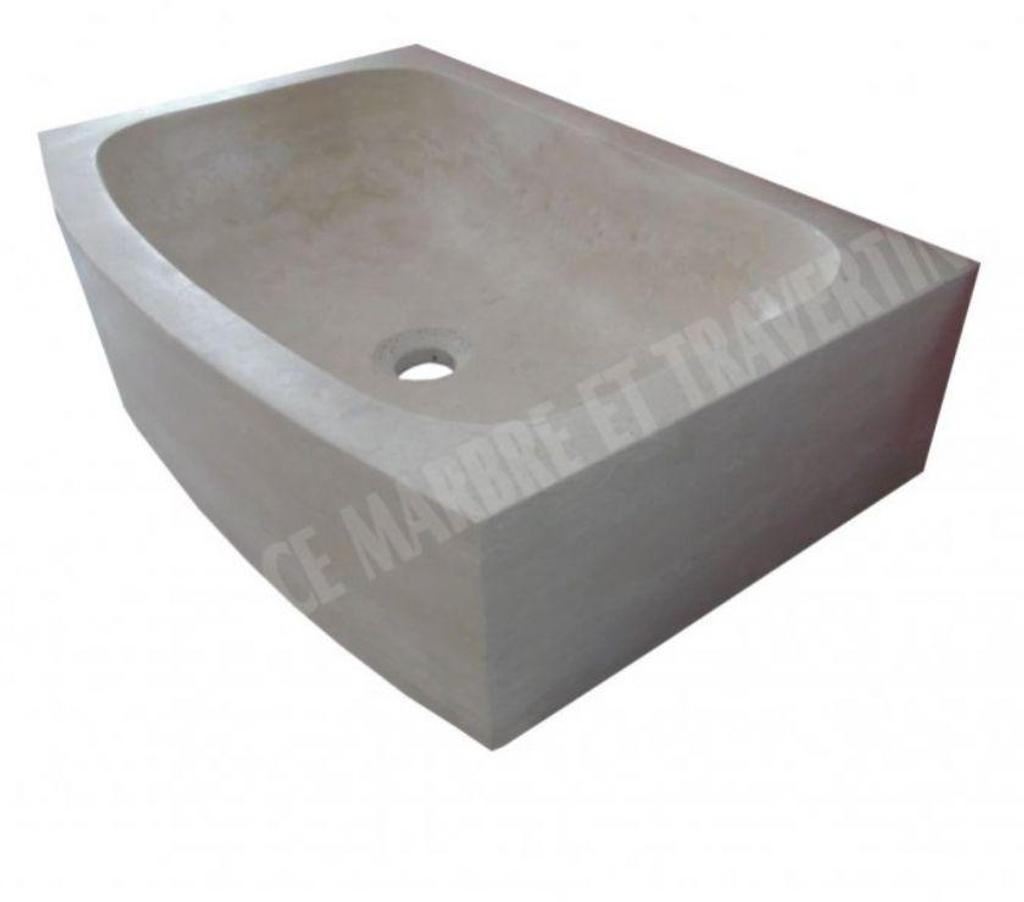 Décoration - art Var Forcalqueiret - 83136 - Photos Vivastreet Travertin Classique Beige Évier 70x50 cm