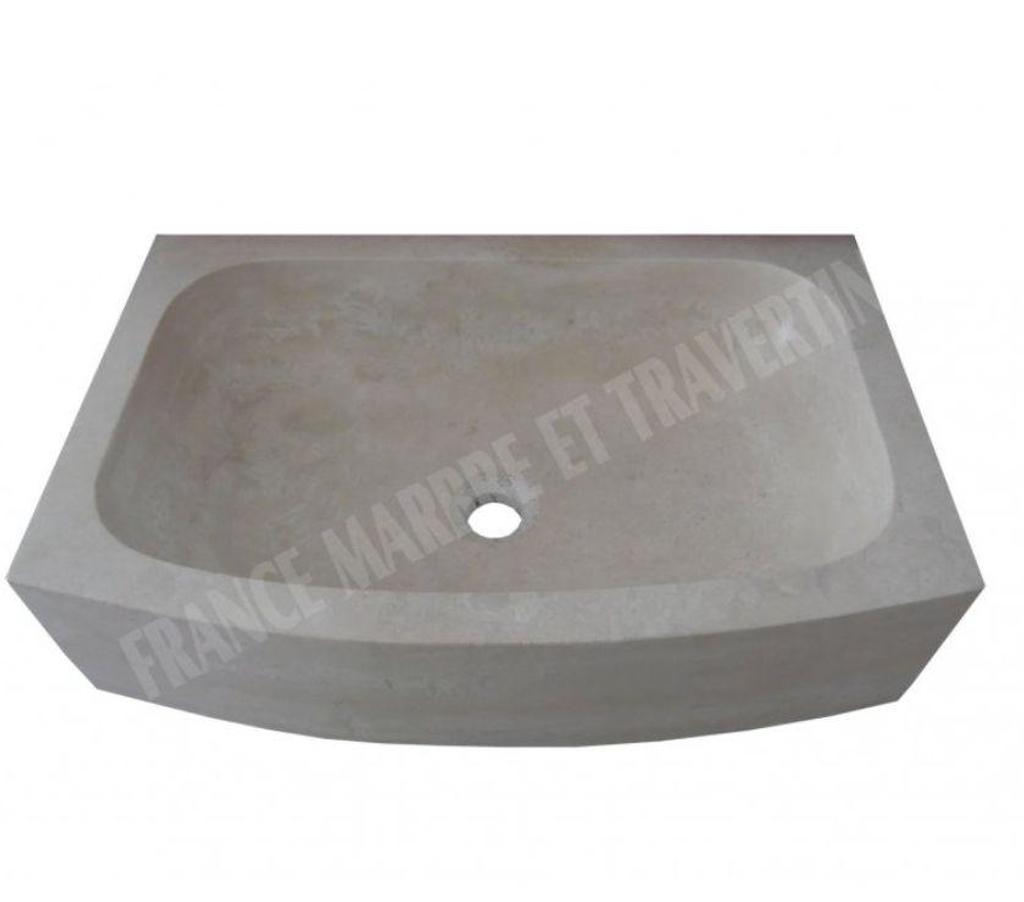 Décoration - art Var Forcalqueiret - 83136 - Photos Vivastreet Travertin Classique Beige Évier 70x50 cm