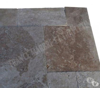 Bricolage - Jardin - Outillage Forcalqueiret Var - Photos Vivastreet Travertin Walnut Noisette Big Opus Romain 20mm 1er Choix