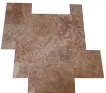 Travertin Rose Rouge Opus Romain 30mm 1er Choix