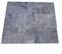 Travertin Gris Silver Opus Romain 30mm 1e Choix